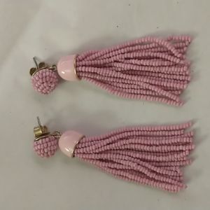 KB I Blush beaded & enamel pieces earrings made in India.